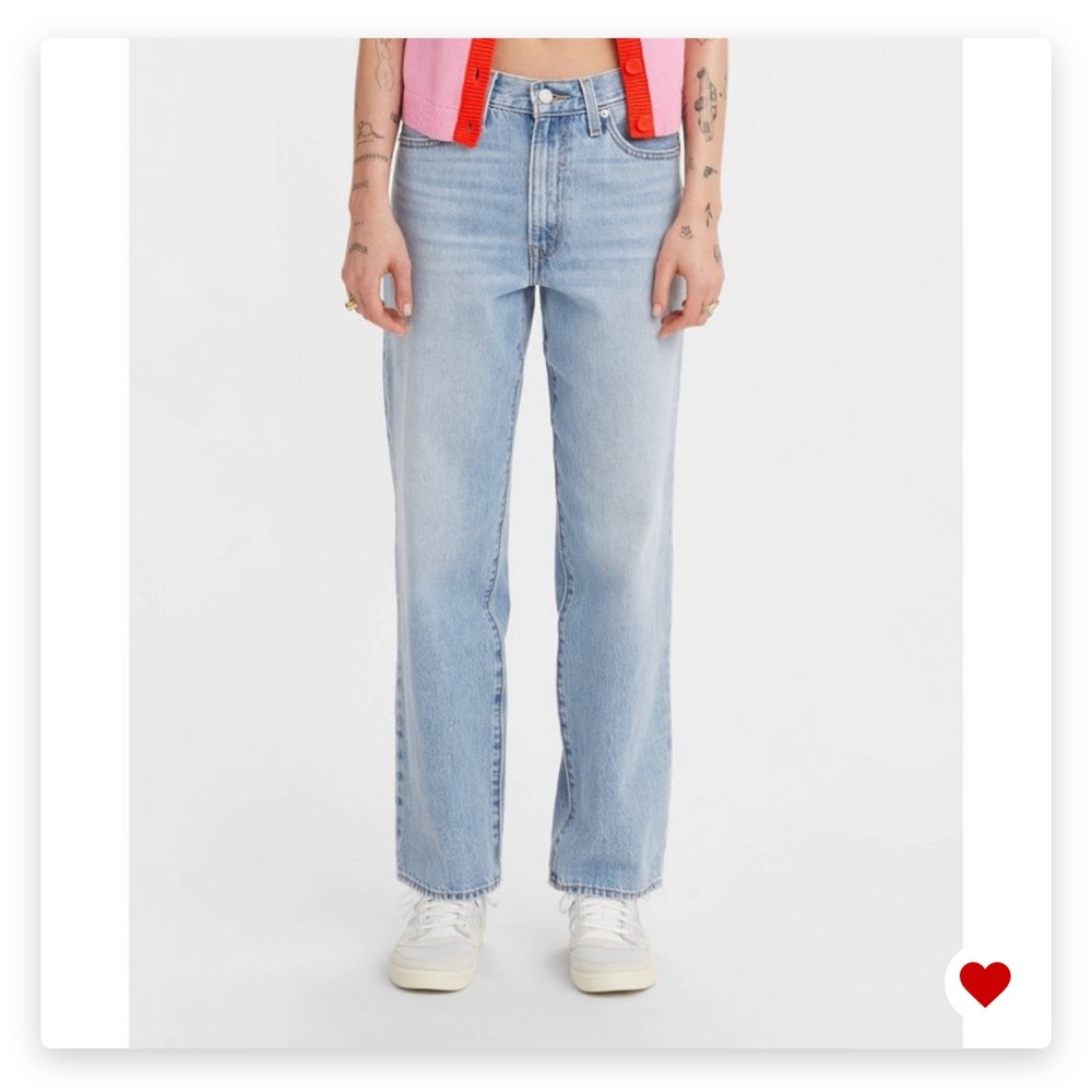 Levi's Women's Mid-Rise '94 Baggy Straight Jeans Size 32